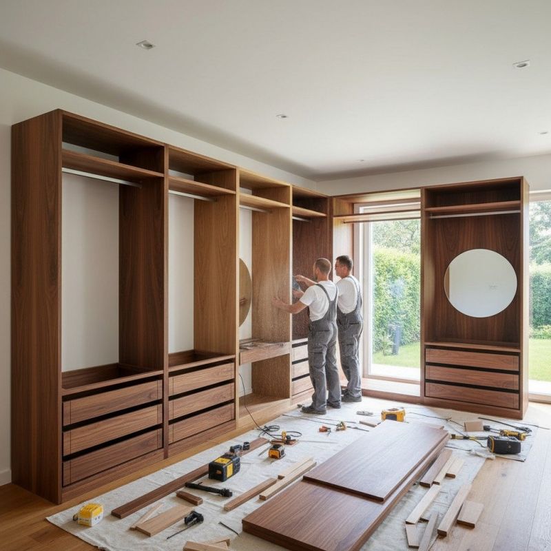 Mudroom Shelving Installation in Winston Salem, NC